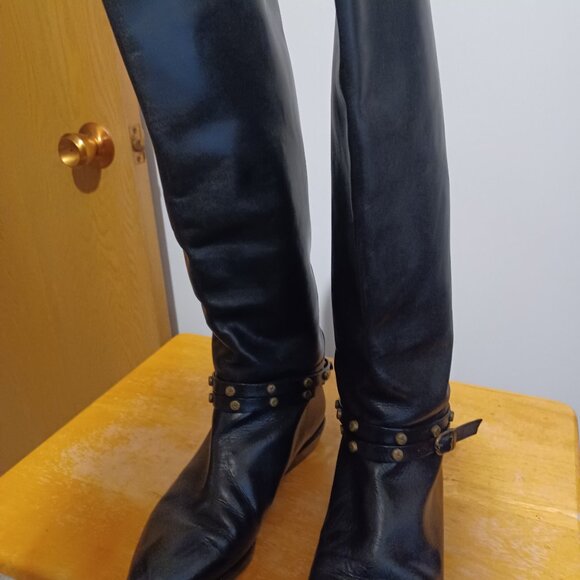 Joan & David Shoes - Women's dress boots - black leather